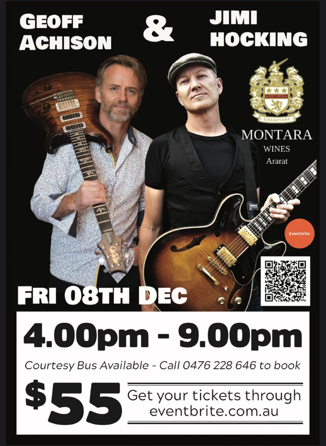 Christmas Wine Down With Geoff Achison and Jimi Hocking! (Formerly Van