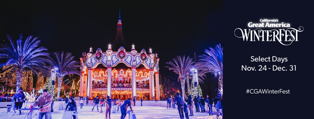 Californias Great America Winterfest 2023 | California's Great America