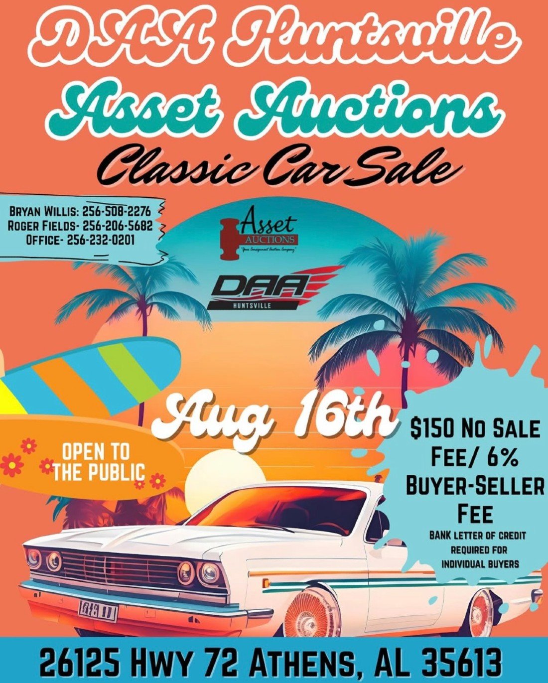 DAA & Asset Auctions Classic Car Auction