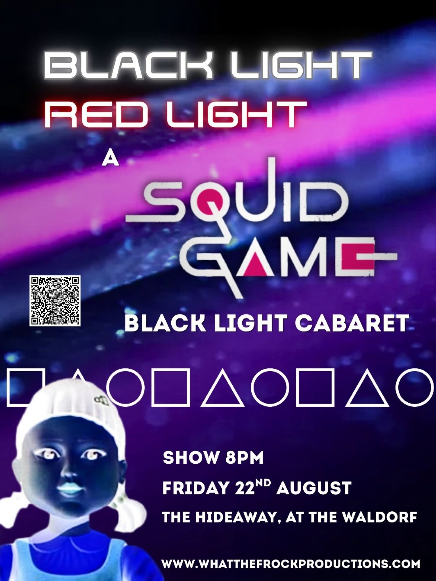 Black Light, Red Light (A Squid Game Black Light Cabaret)