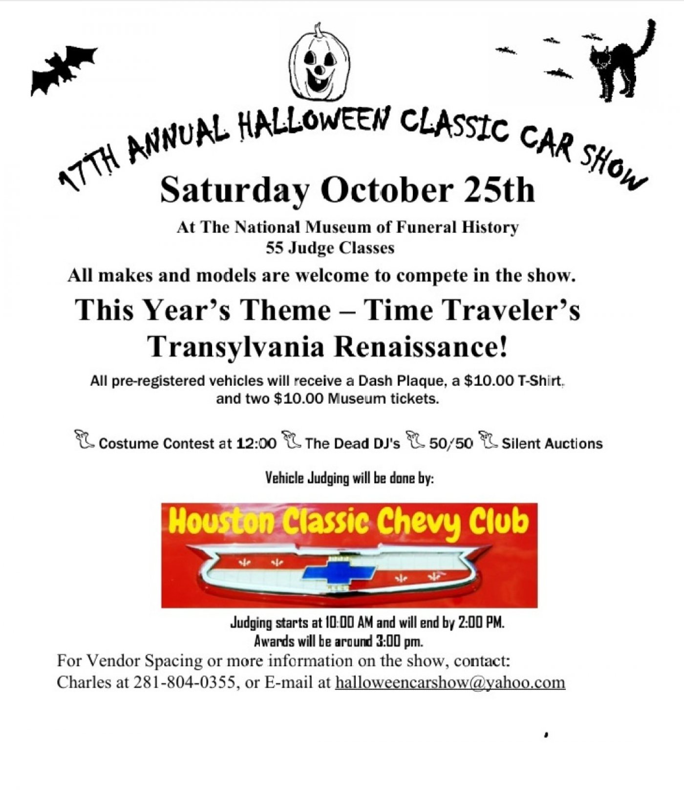 17th Annual Halloween Classic Car Show