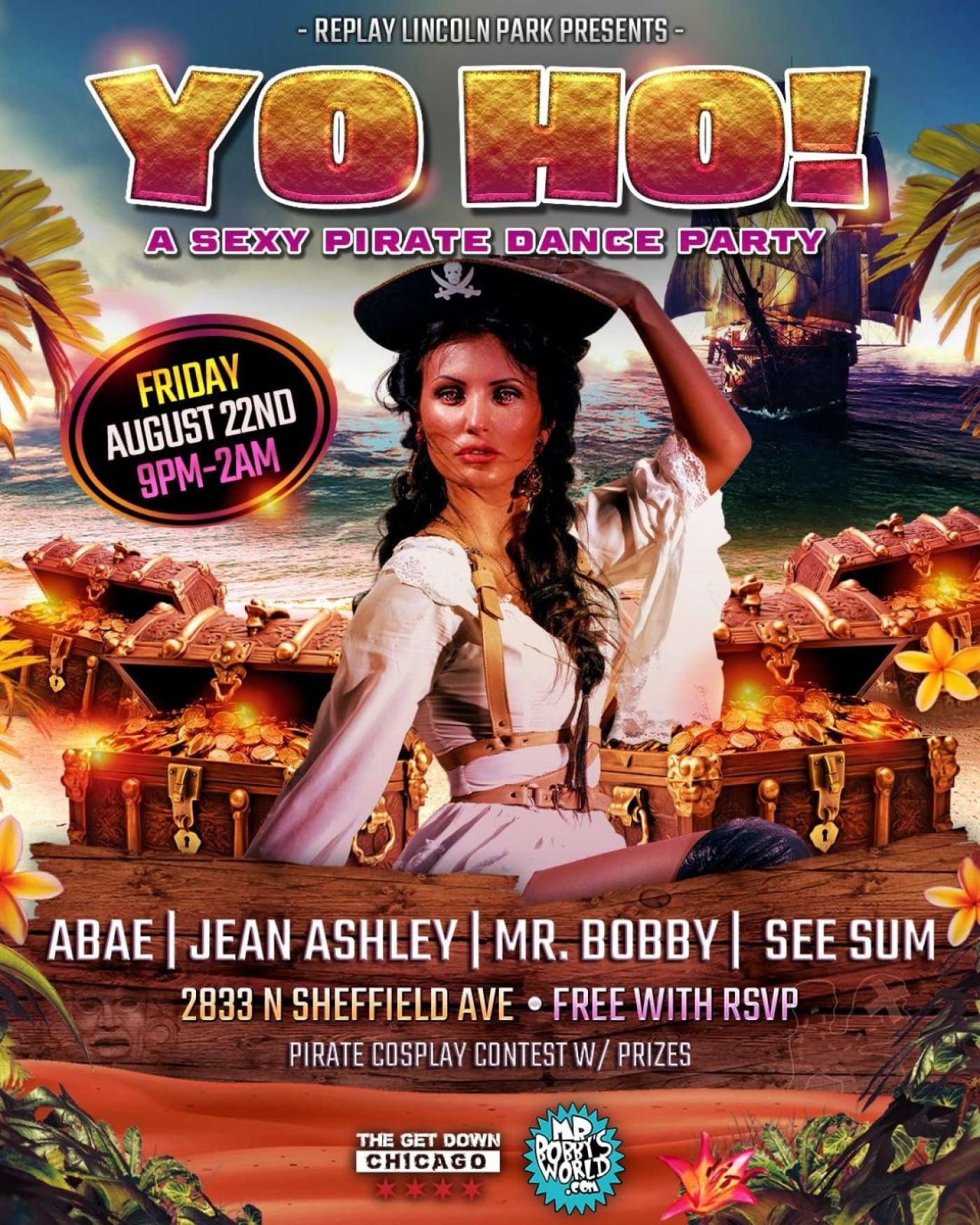 YO HO!: A Sexy Pirate Dance Party ft Abae, Jean Ashley, Mr Bobby, See Sum