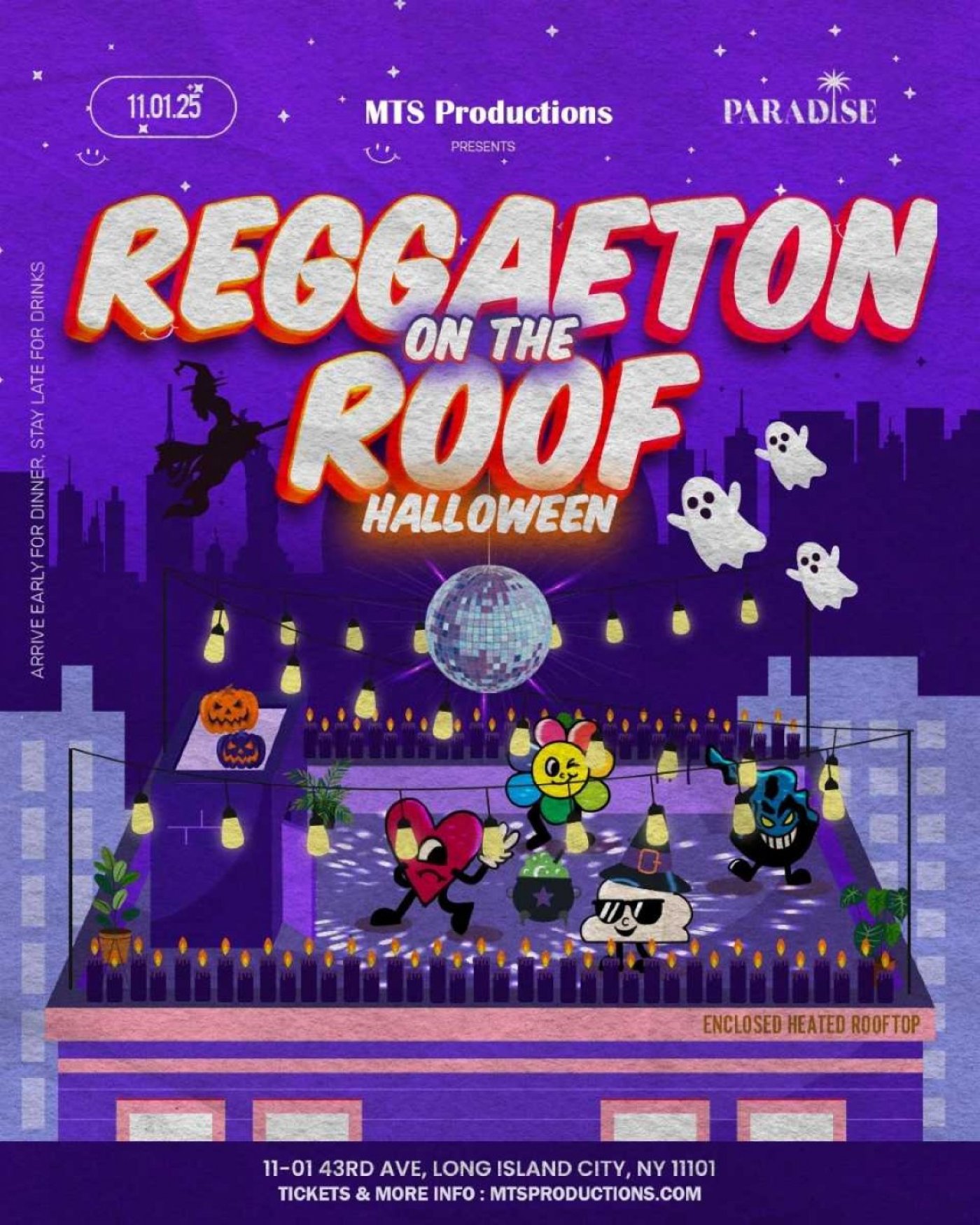 Reggaeton on the Roof Halloween | Lost in Paradise Rooftop Queens | Nov 1st