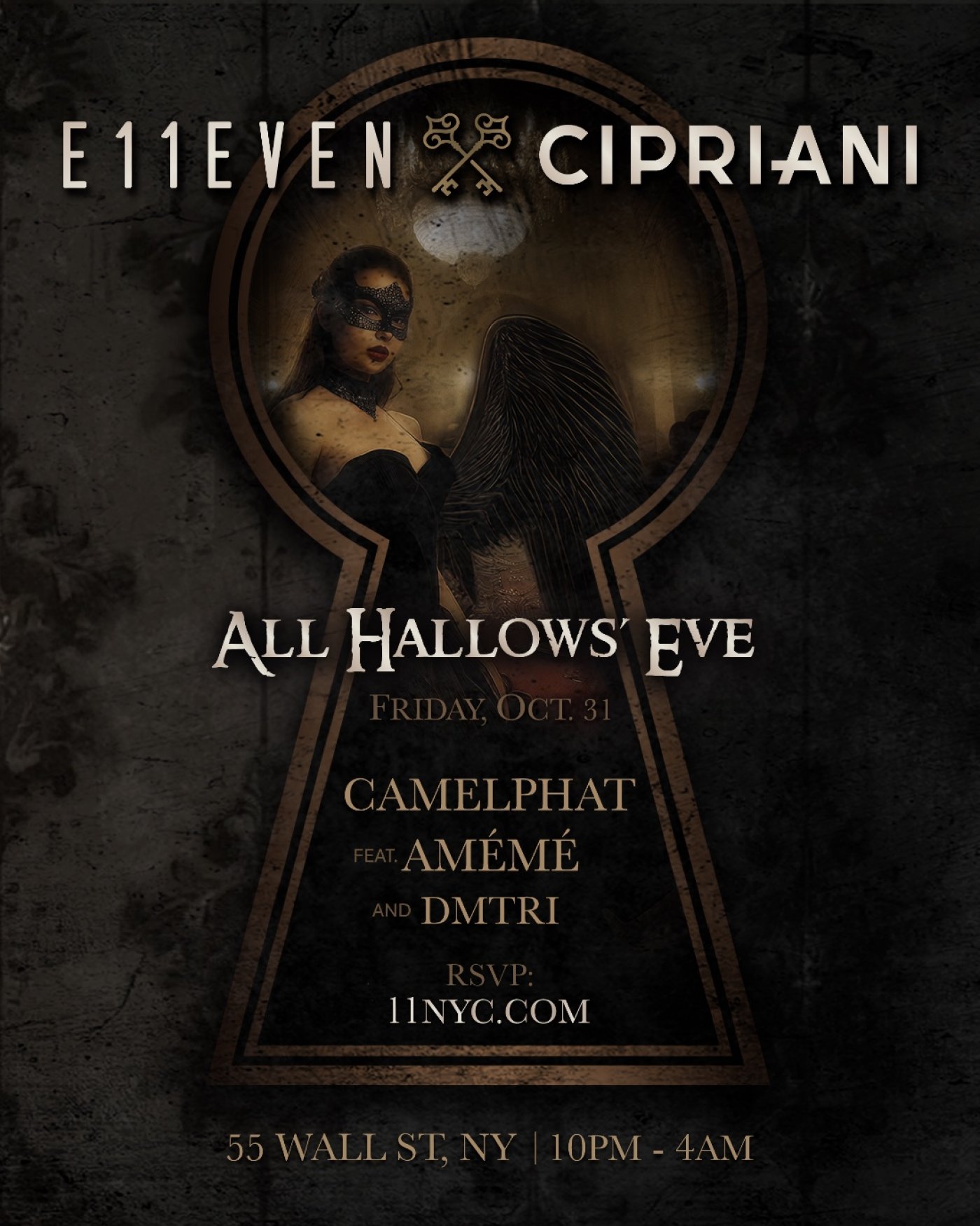 E11EVEN x CIPRIANI HALLOWEEN PARTY 2025 FEATURING CAMELPHAT AND AM\u00c9M\u00c9