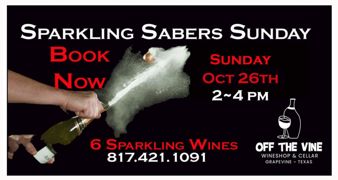 Scary Sunday Sparkling Wine Tasting with OTV! ~ 2 - 4 PM