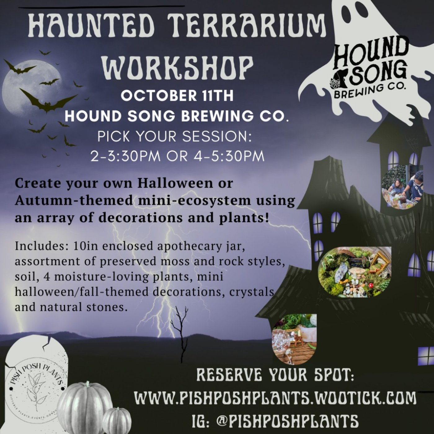Create a Haunted Terrarium!