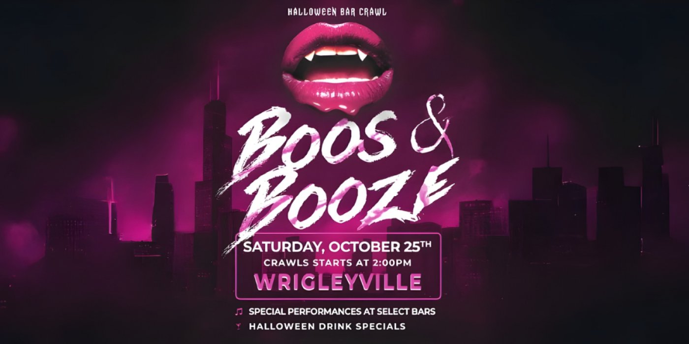 The Boos & Booze Chicago Halloween Bar Crawl | Wrigley