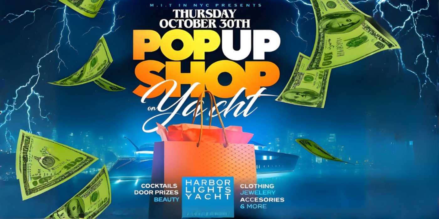 Halloween Pop Up Shop On A Yacht