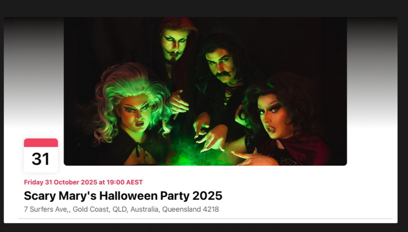 Gay Halloween Party (Gold Coast\/ QLD)