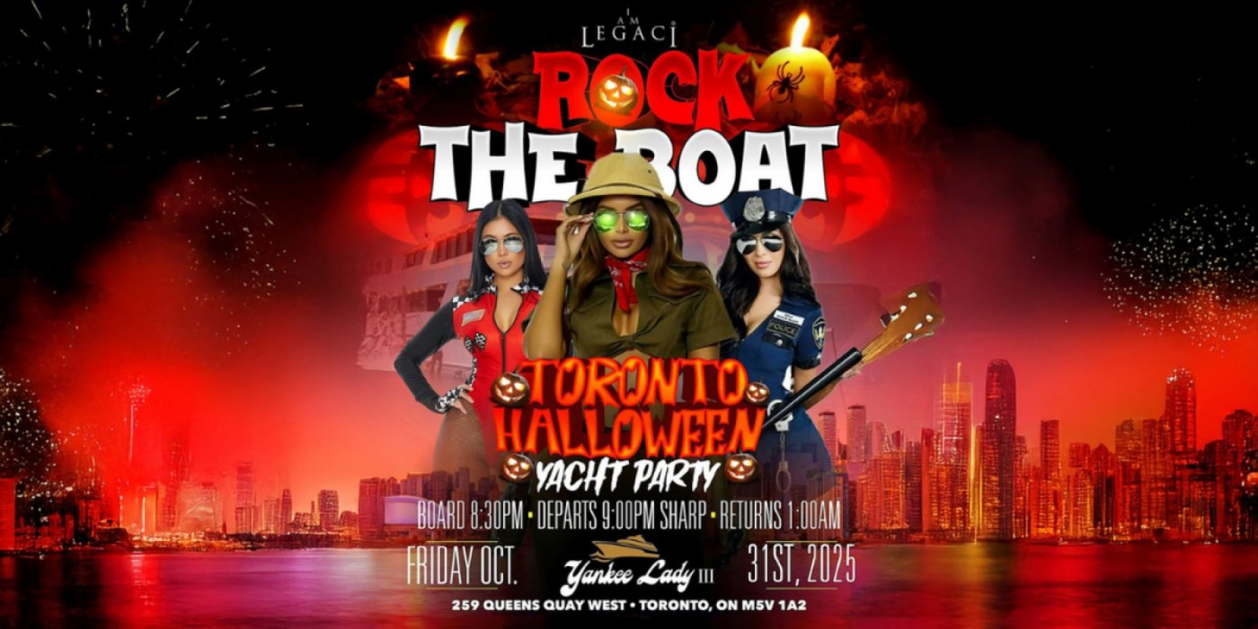 Rock The Boat: Toronto\u2019s Ultimate Halloween Yacht Party 2025