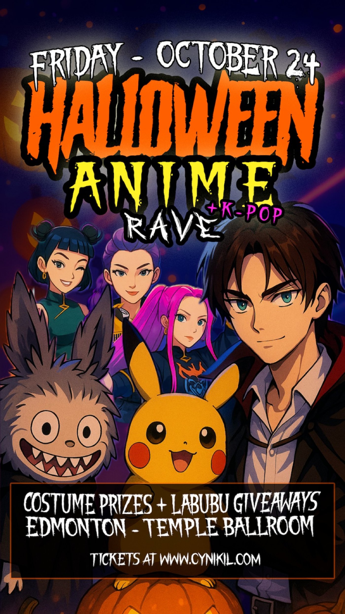 ANIME & K-POP HALLOWEEN RAVE