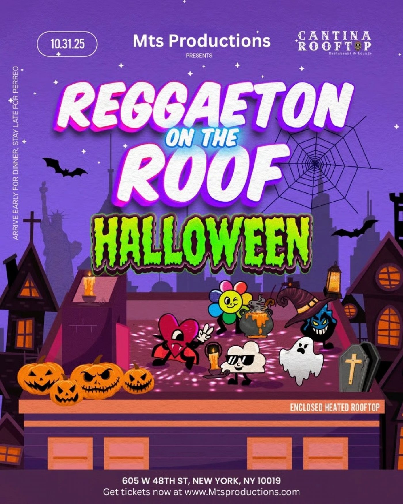 Reggaeton on the Roof: Halloween Party at Cantina Rooftop NYC