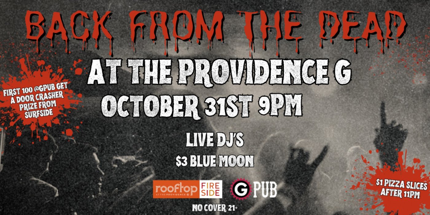 Back from the Dead Halloween Party!