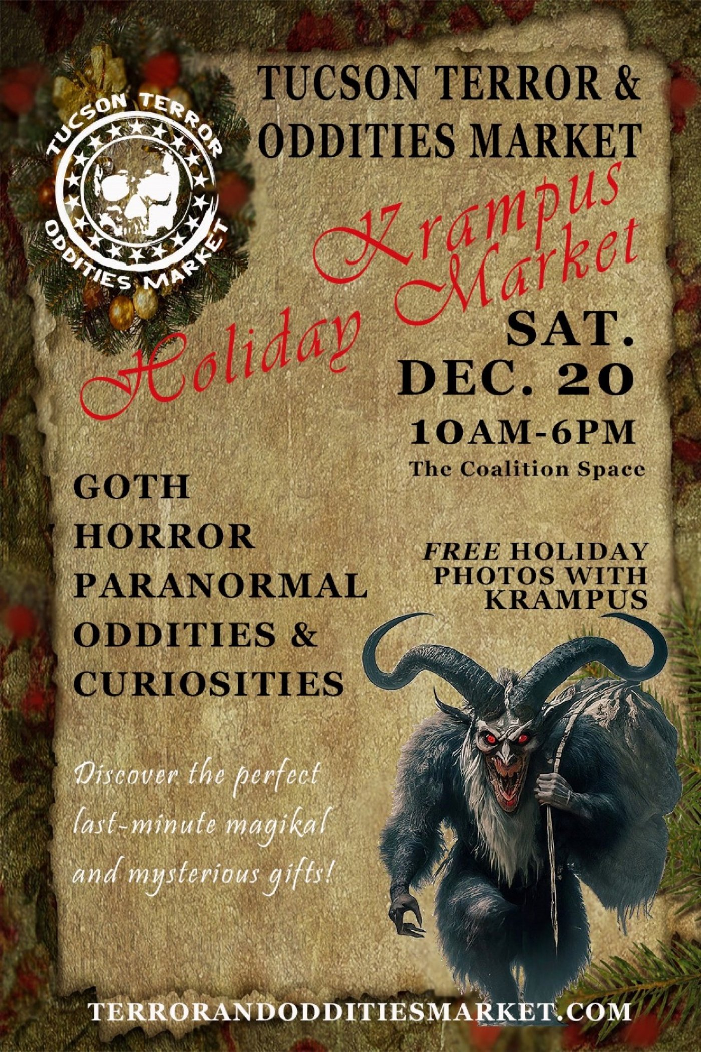 Tucson Terror & Oddities Holiday Krampus Market 
