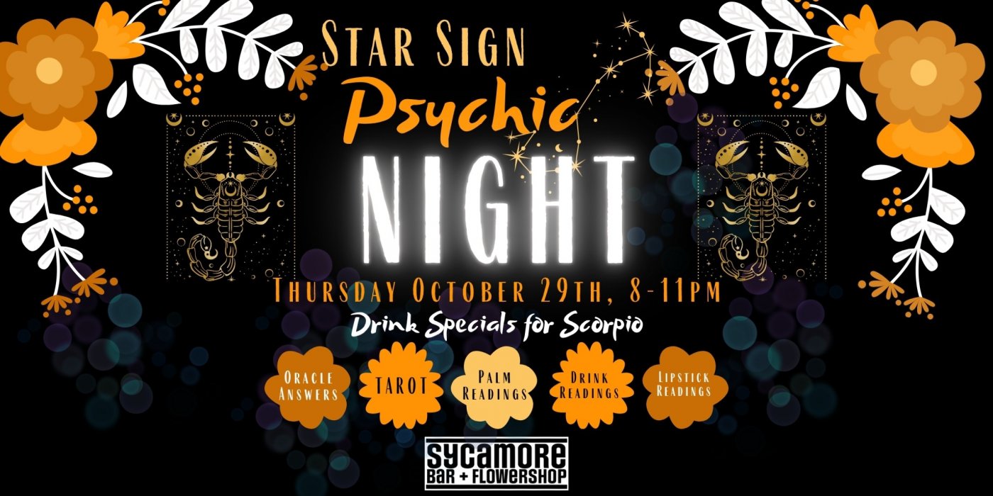 Star Sign Psychic Night: Halloween Party in Brooklyn, Thu Oct 29 | Hunt ...